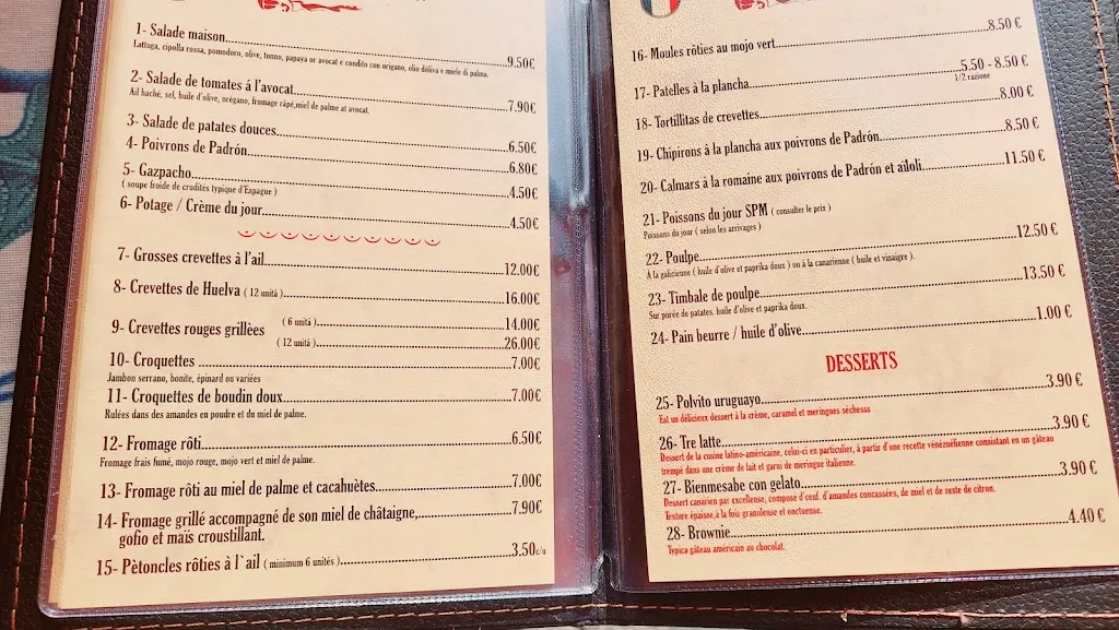 Menu_Restaurante Rincón del Pescador_San Andrés y Sauces_immagine_2