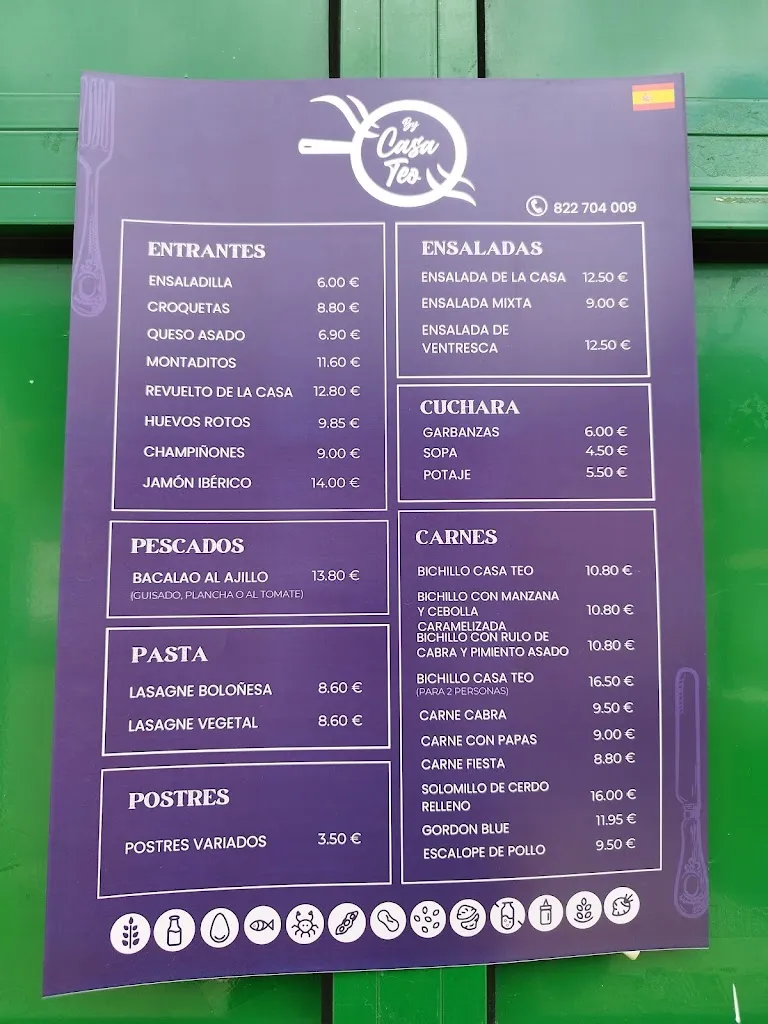 Menu_Restaurante Tabaiba tasca mateo_San Juan de la Rambla_image_2