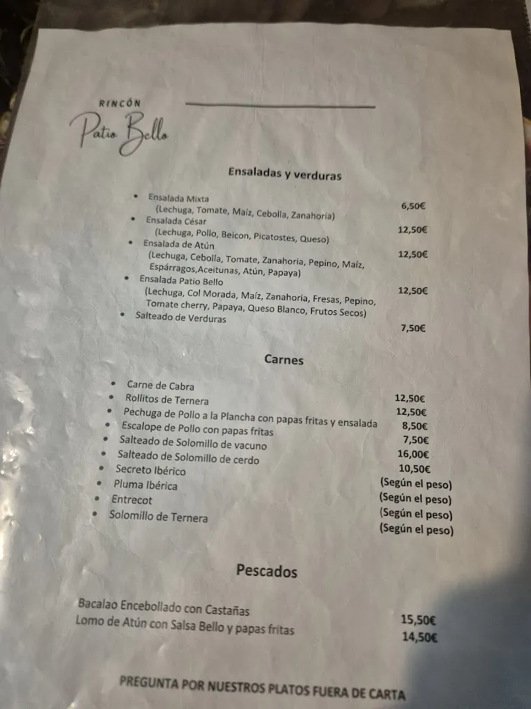 Menu_Rincón Patio Bello_San Miguel De Abona_image_1