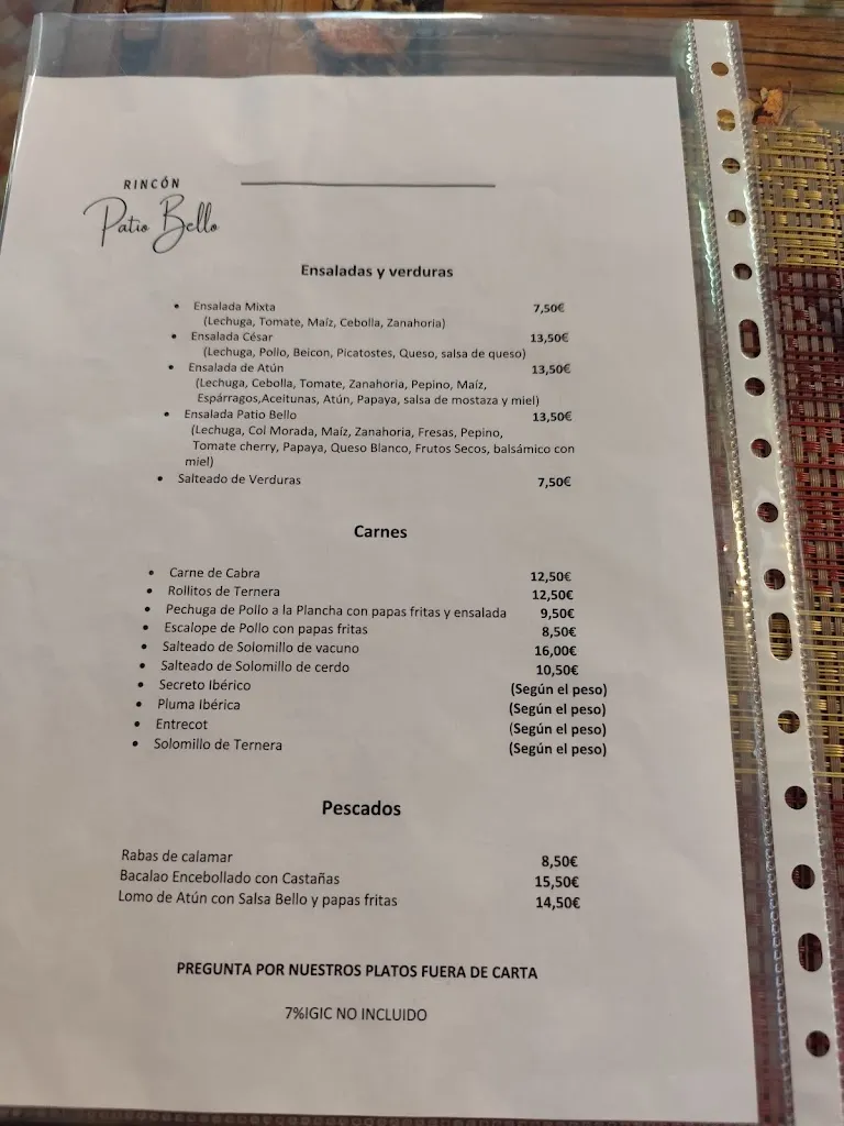 Menu_Rincón Patio Bello_San Miguel De Abona_image_3