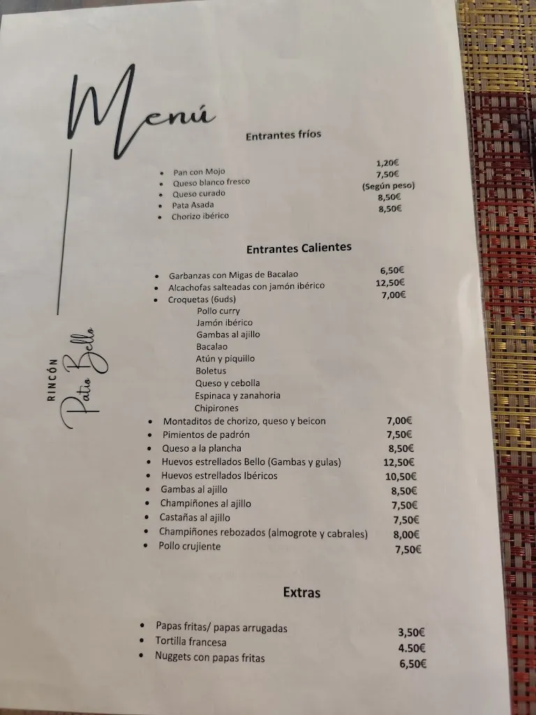 Menu_Rincón Patio Bello_San Miguel De Abona_image_4