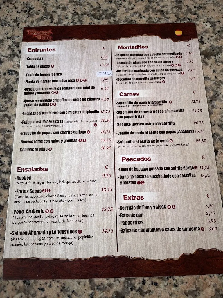 Menu_La Tasquita de Toño_San Miguel De Abona_image_1