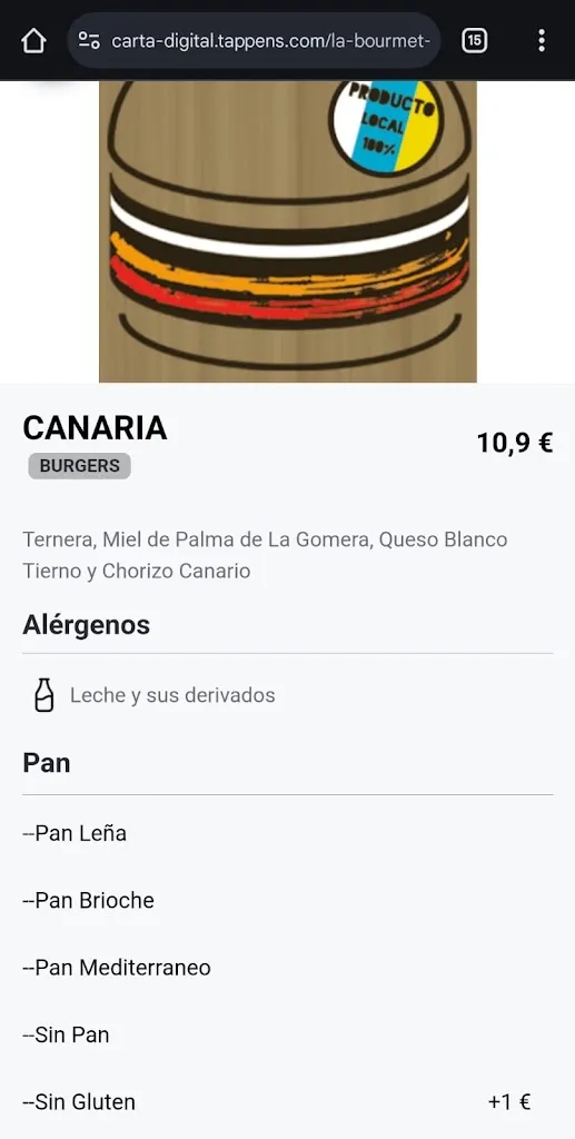 Menu_La Bourmet_San Cristóbal de La Laguna_image_1