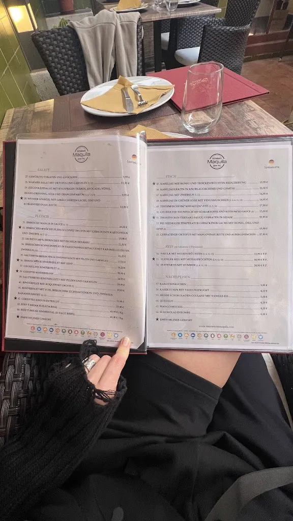 Menu_Restaurante Maquila_San Cristóbal de La Laguna_immagine_3