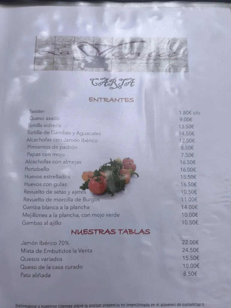 Menu_Tasca La Venta de la Esquina_San Cristóbal de La Laguna_image_1