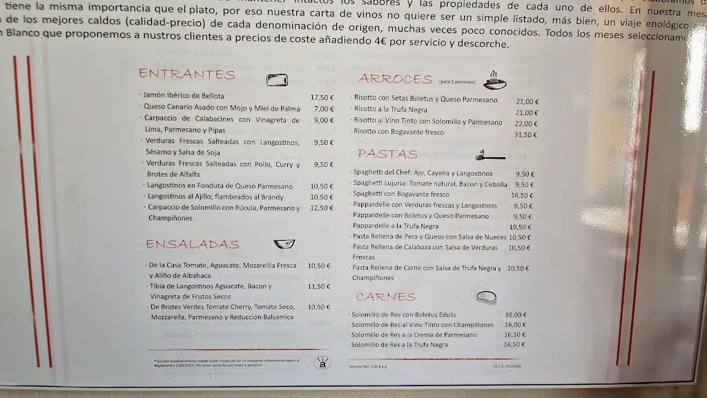 Menu_Peccati di gola_San Cristóbal de La Laguna_image_1