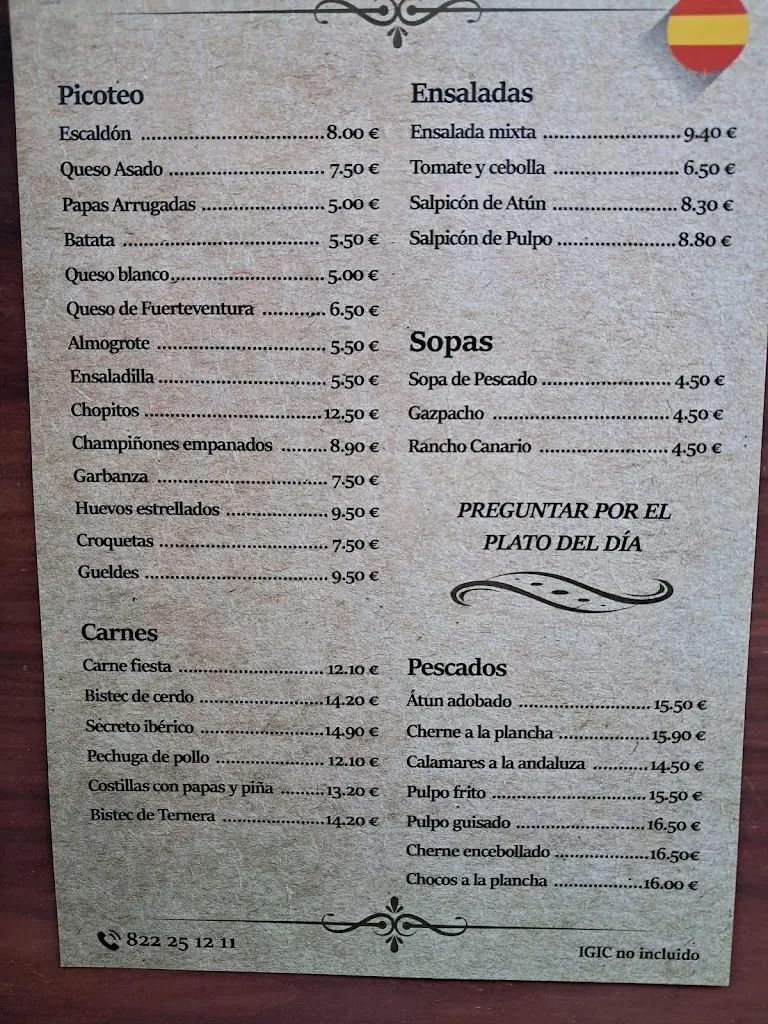 Menu_Bodegón Viana_San Cristóbal de La Laguna_image_3