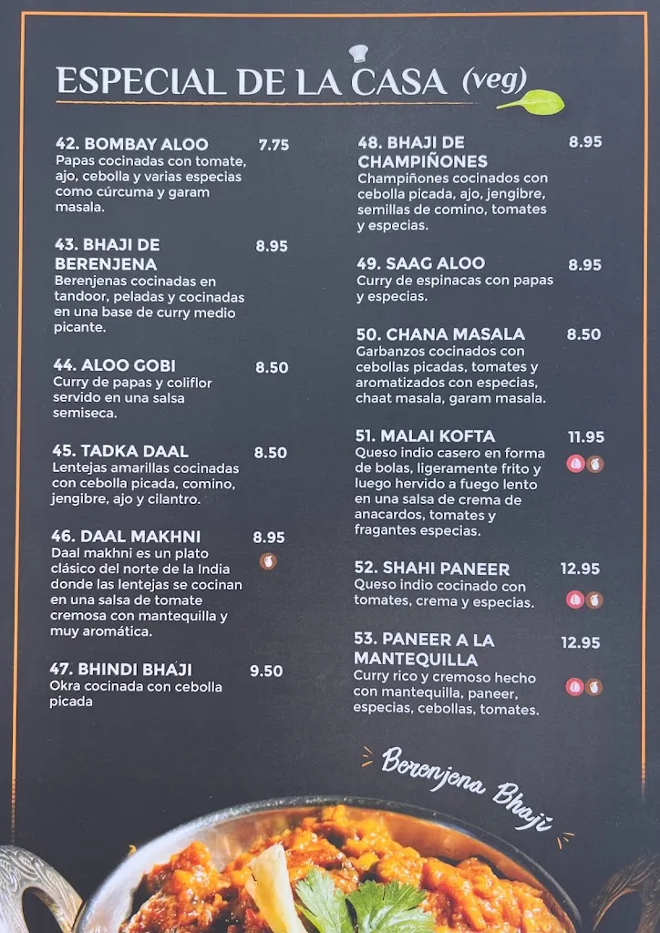 Menu_Delhi Darbar_San Cristóbal de La Laguna_image_1