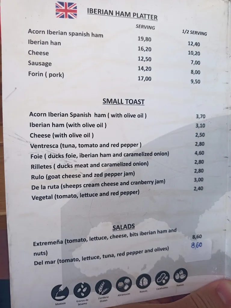 Menu_El Rincón Extremeño_San Cristóbal de La Laguna_image_3