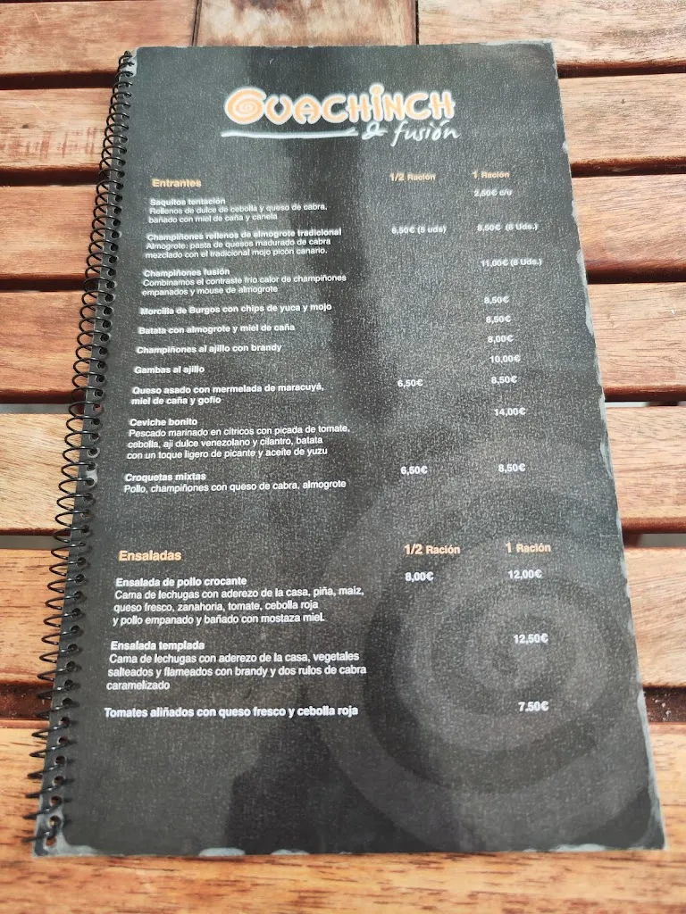Menu_Guachinch & Fusión_San Cristóbal de La Laguna_immagine_3