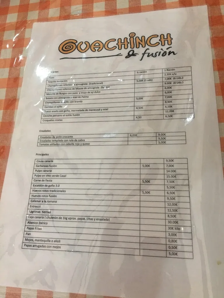 Menu_Guachinch & Fusión_San Cristóbal de La Laguna_immagine_4