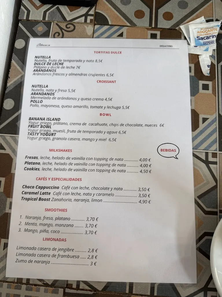 Menu_Genesis Restaurant_San Cristóbal de La Laguna_image_2