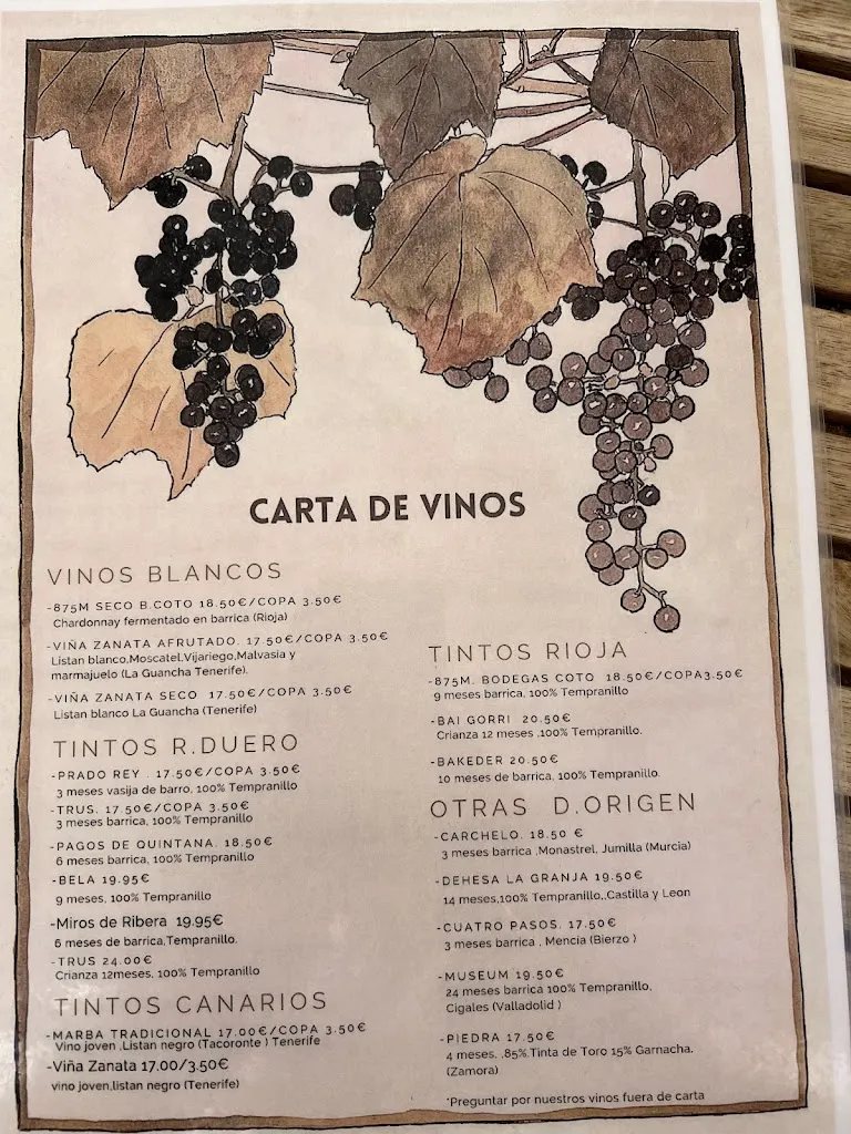 Menu_La Tasca de Los Patos_San Cristóbal de La Laguna_image_3