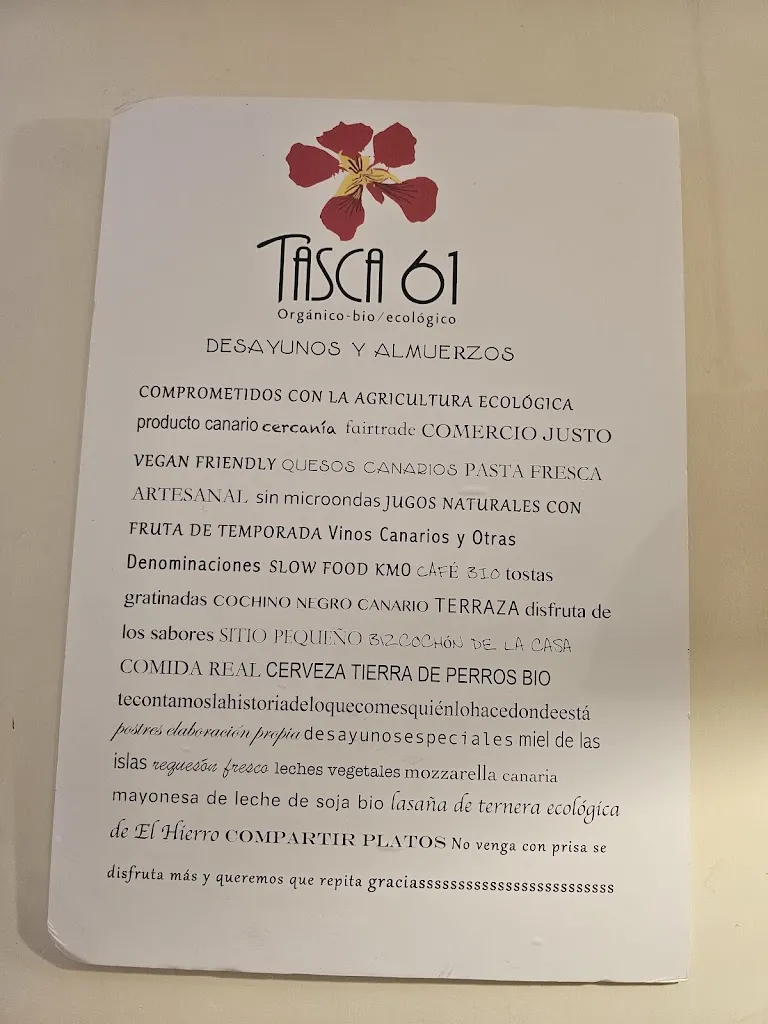 Menu_Tasca 61_San Cristóbal de La Laguna_image_1