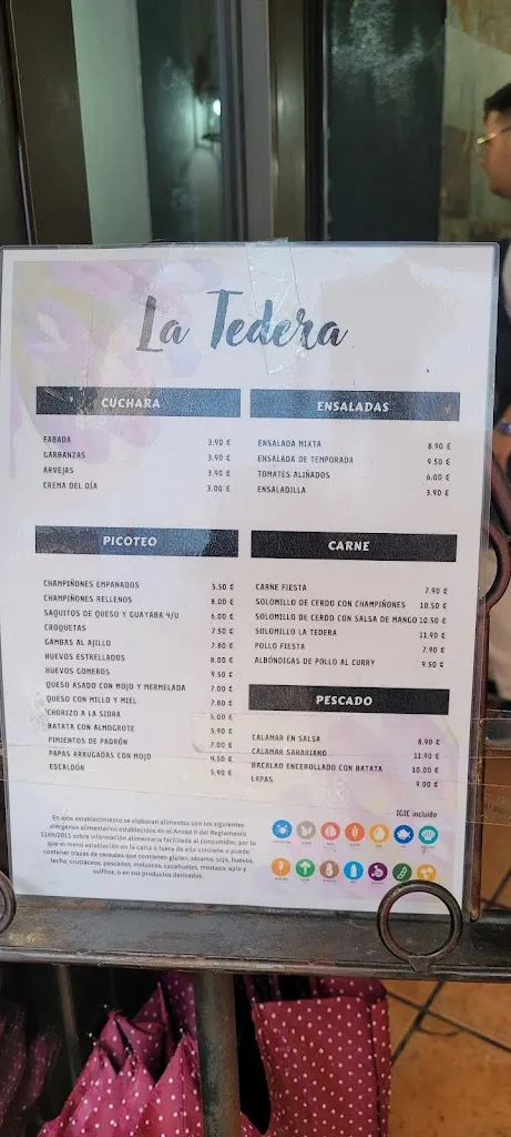 Menu_La Tedera_San Cristóbal de La Laguna_image_4