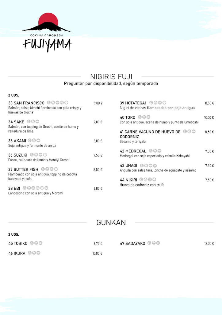 Menu_Fujiyama Japanese Restaurant La Laguna_San Cristóbal de La Laguna_image_3