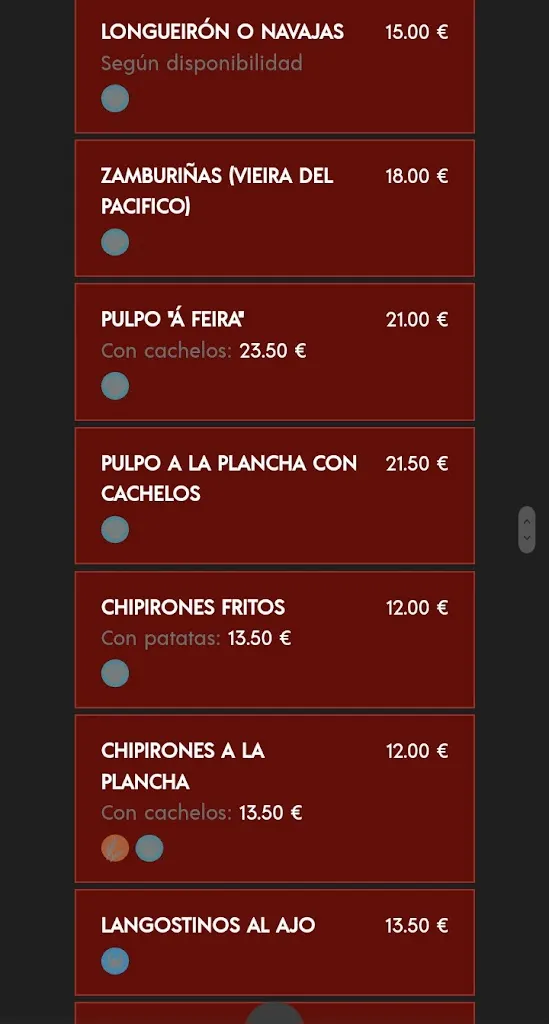 Menu_Bar O Cuberto_Carnota_image_3