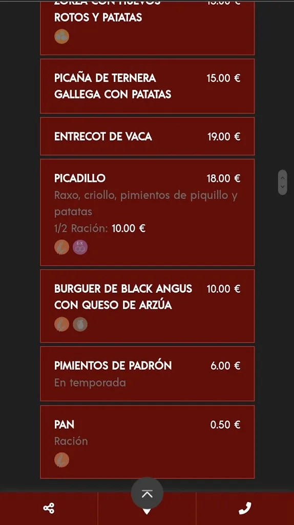 Menu_Bar O Cuberto_Carnota_image_4