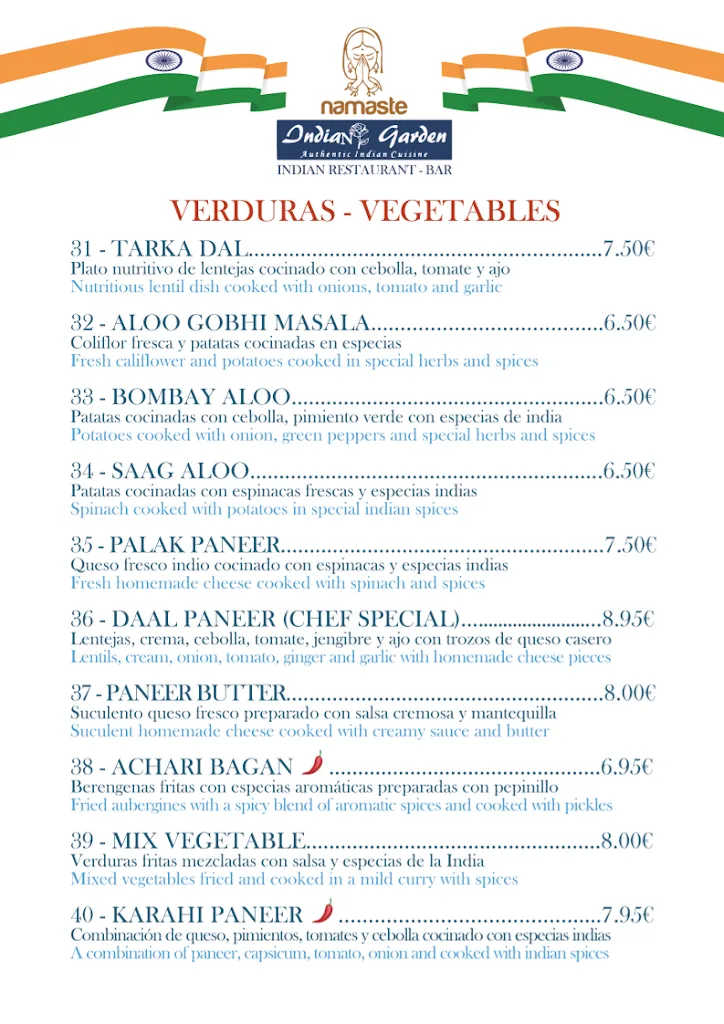 Menu_Indian Garden_Arboleas_image_3