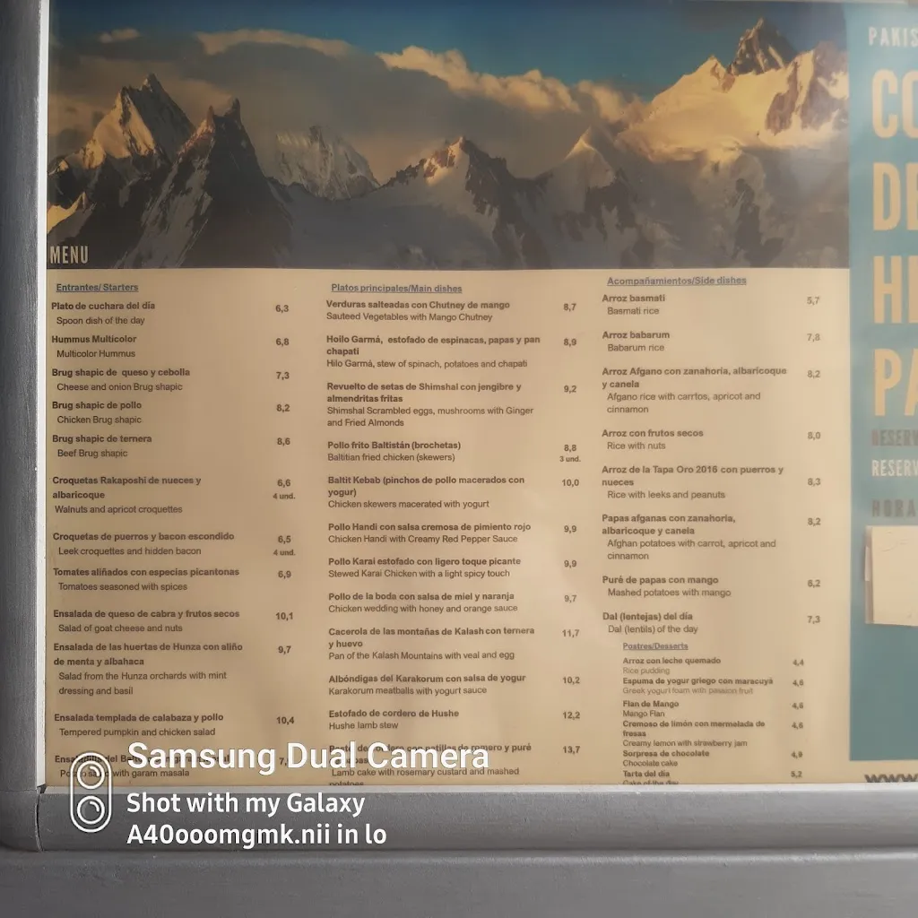 Menu_Rakaposhi Tapas Bar_San Cristóbal de La Laguna_immagine_1