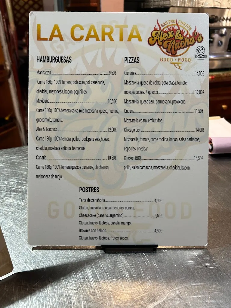 Menu_Restaurante Boccaccio ( Alex&Nacho’s)_San Cristóbal de La Laguna_image_3