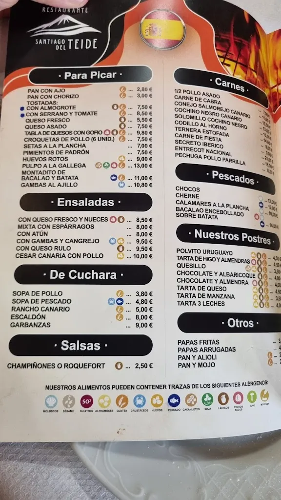 Menu_Restaurante Santiago del Teide_Santiago del Teide_image_1