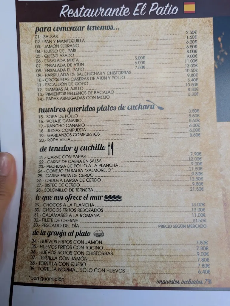 Menu_Restaurante El Patio_Santiago del Teide_image_2