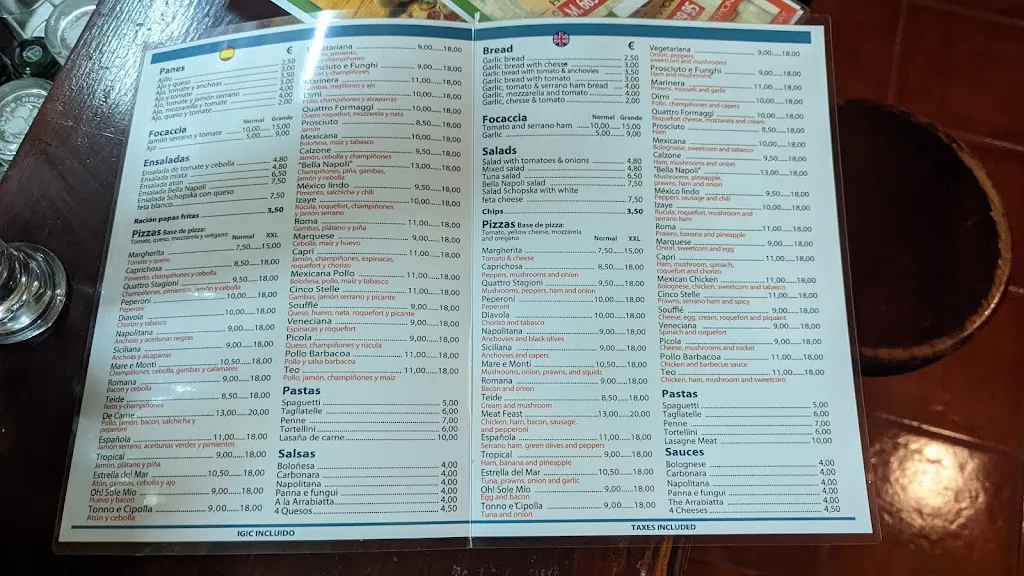 Menu_Pizzería Bella Napoli_Santiago del Teide_image_3