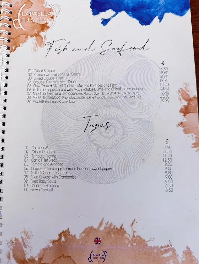 Menu_La Paella Rústica_Santiago del Teide_immagine_3