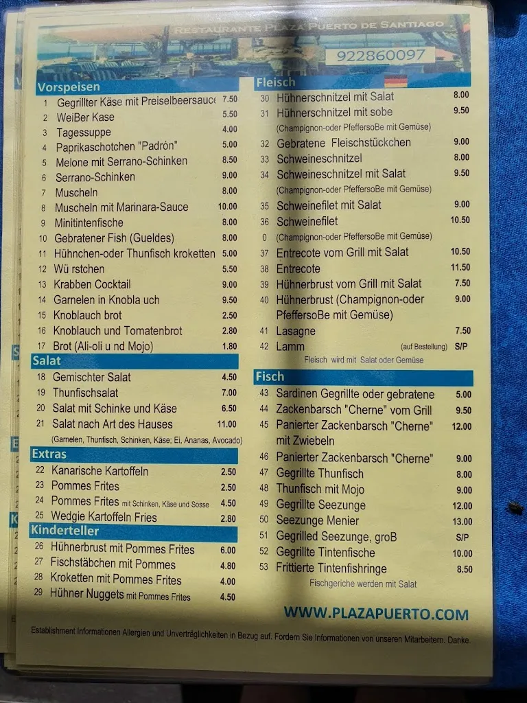 Menu_Restaurante Plaza_Santiago del Teide_image_2