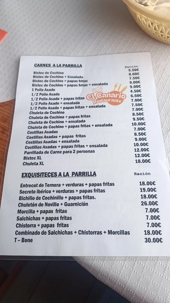 Menu_Restaurante El Canario Ravelo_Sauzal El_image_1