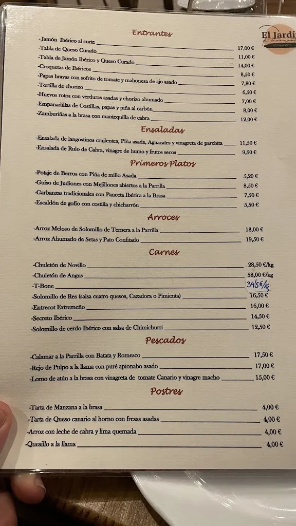 Menu_El Jardín de Tacoronte_Sauzal El_image_4