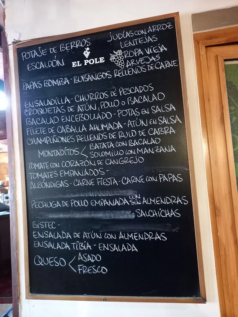 Menu_Restaurante El Pole_Sauzal El_immagine_2