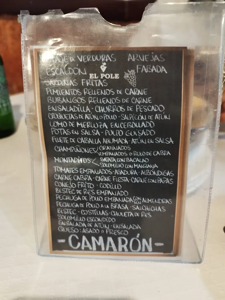 Menu_Restaurante El Pole_Sauzal El_immagine_3