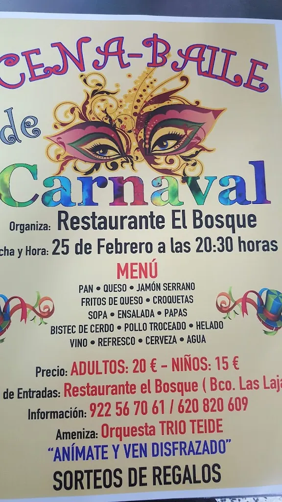 Menu_Bar Restaurante El Bosque_Tacoronte_image_4