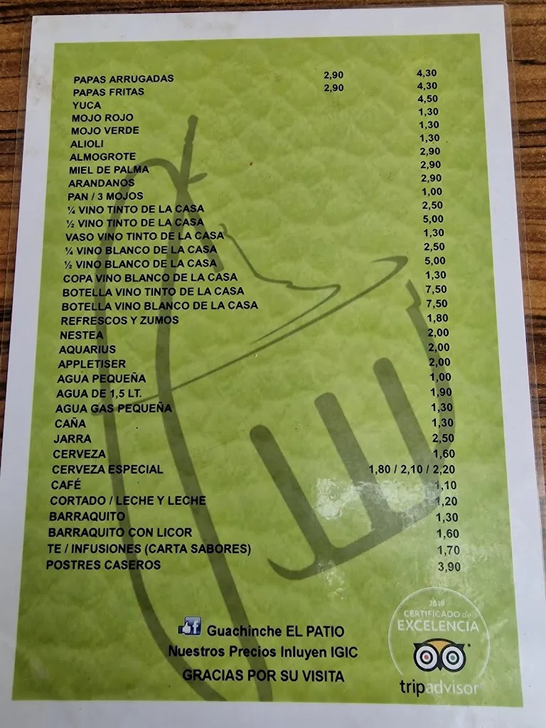 Menu_Guachinche El Patio_Tacoronte_image_1