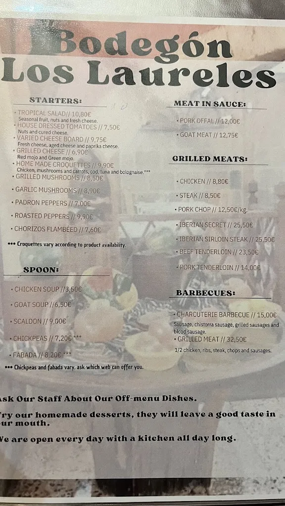 Menu_Bodegon los Laureles_Tacoronte_image_2