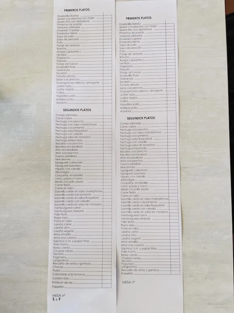 Menu_Restaurante Donde Francisca_Tacoronte_immagine_1