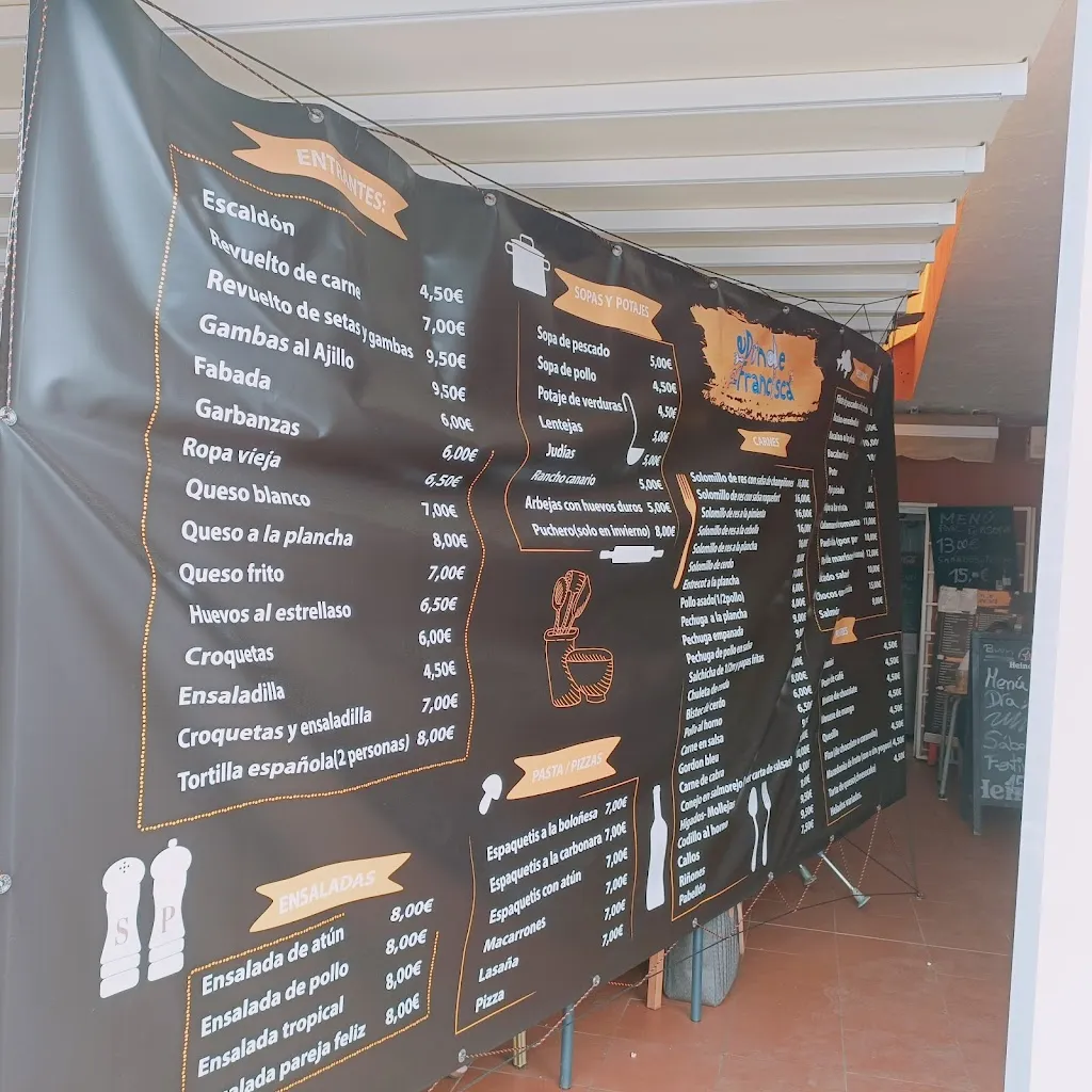 Menu_Restaurante Donde Francisca_Tacoronte_immagine_3