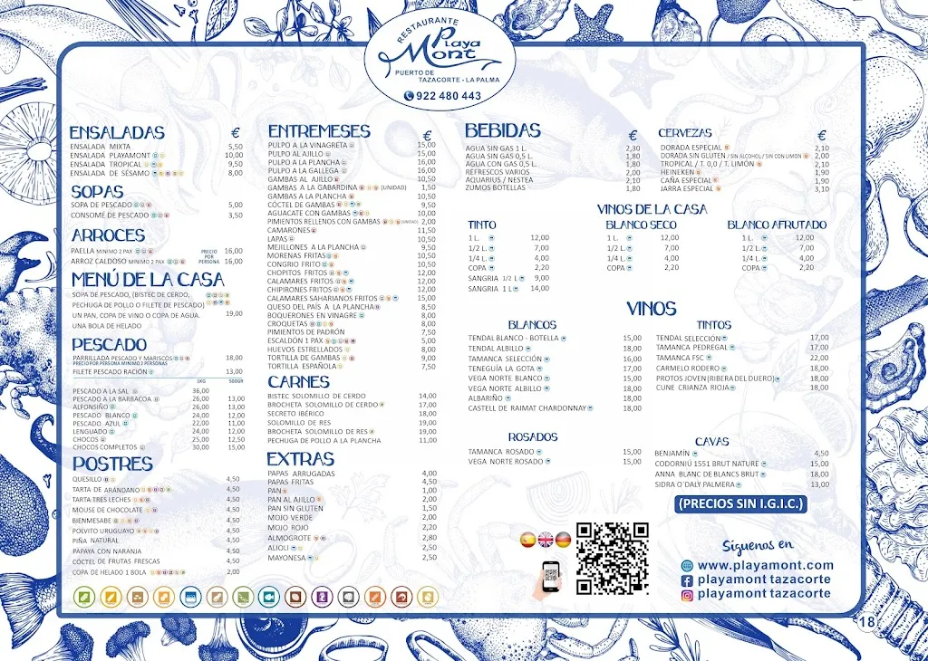 Menu_Restaurante Playa Mont_Tazacorte_immagine_2