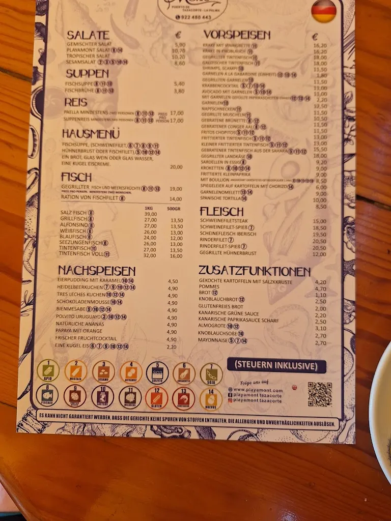 Menu_Restaurante Playa Mont_Tazacorte_immagine_3
