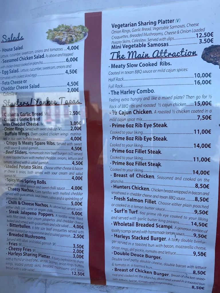 Menu_Harley´s Bar & Restaurant_Arboleas_image_1