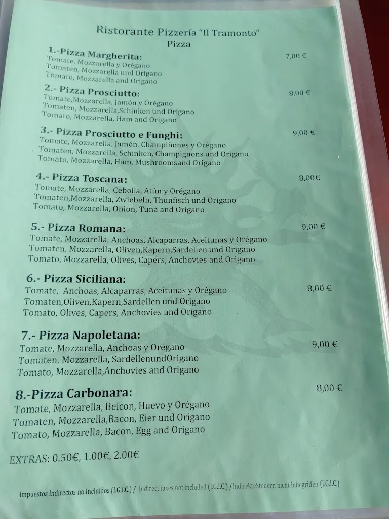 Menu_Restaurante Il Tramonto_Tazacorte_image_2