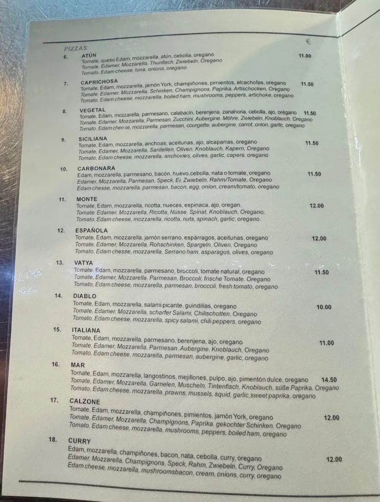 Menü_Pizzeria La Fuente_Tijarafe_Bild_3