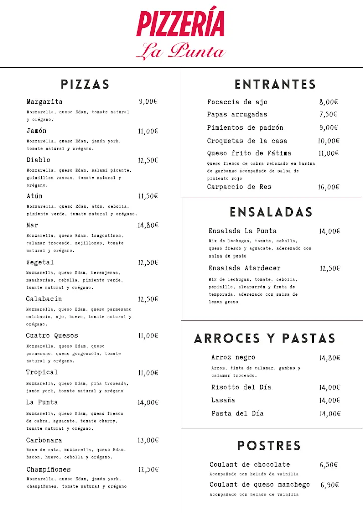 Menu_Pizzería La Punta_Tijarafe_image_2