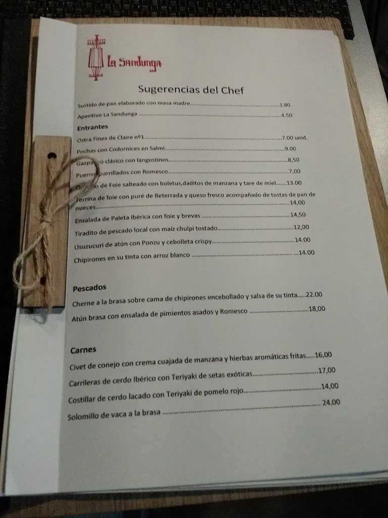 Menu_Restaurante La Sandunga_Tegueste_image_4