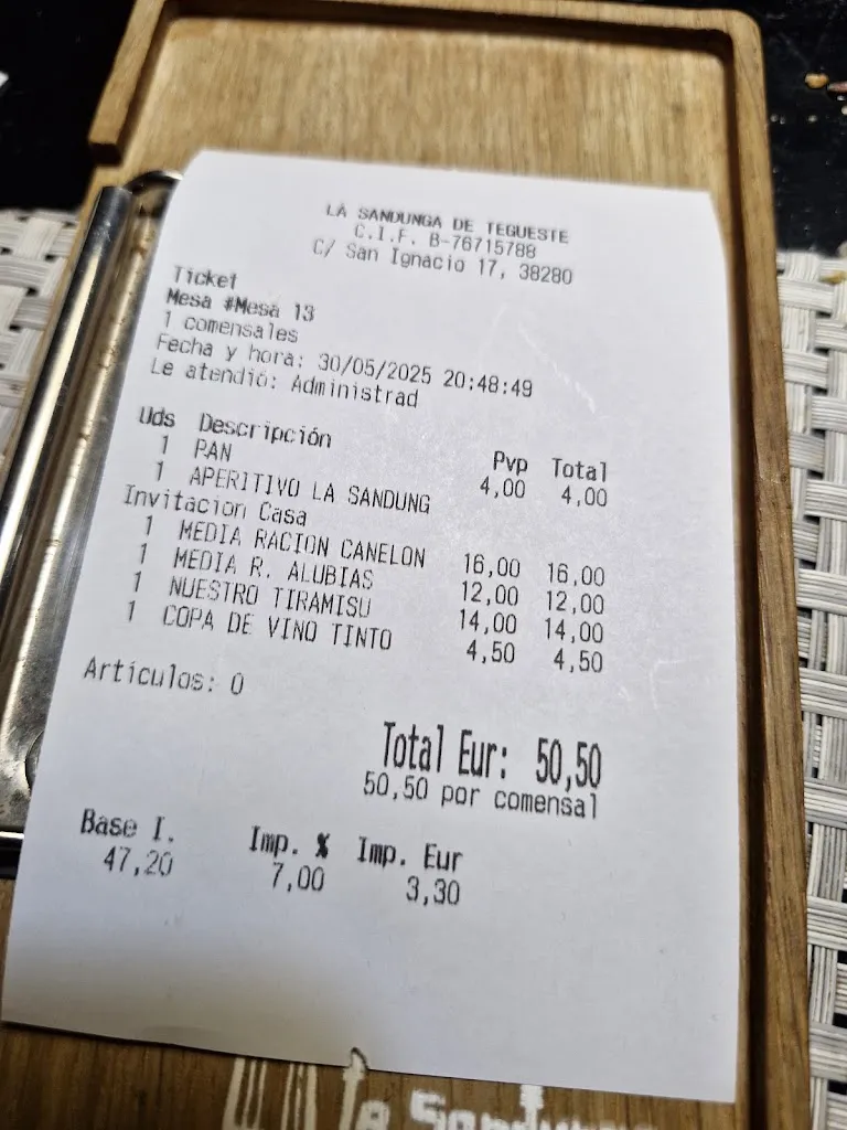 Graf Starkall_Restaurante La Sandunga_Tegueste_review