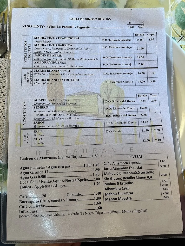 Menu_Benzonia_Tegueste_immagine_2