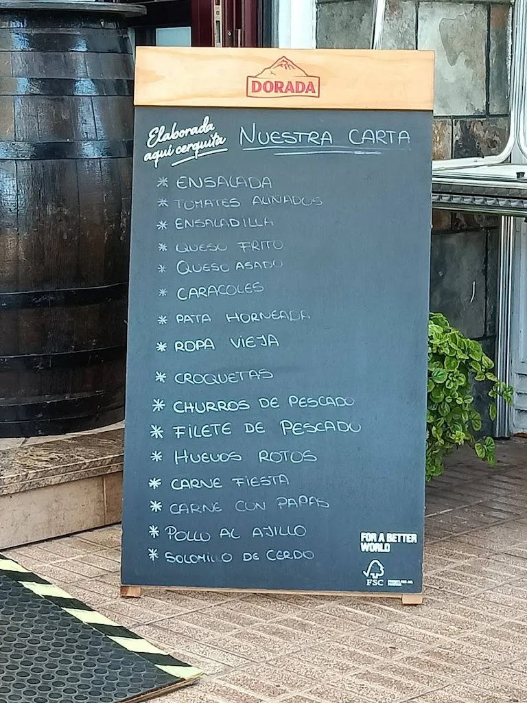 Menu_Bar Restaurante La Cairosa_Tegueste_image_2