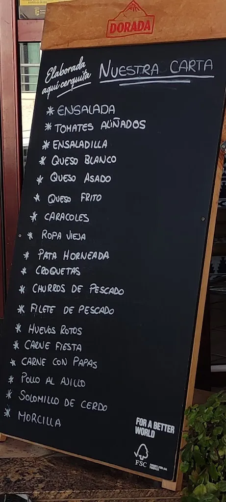 Menu_Bar Restaurante La Cairosa_Tegueste_image_3